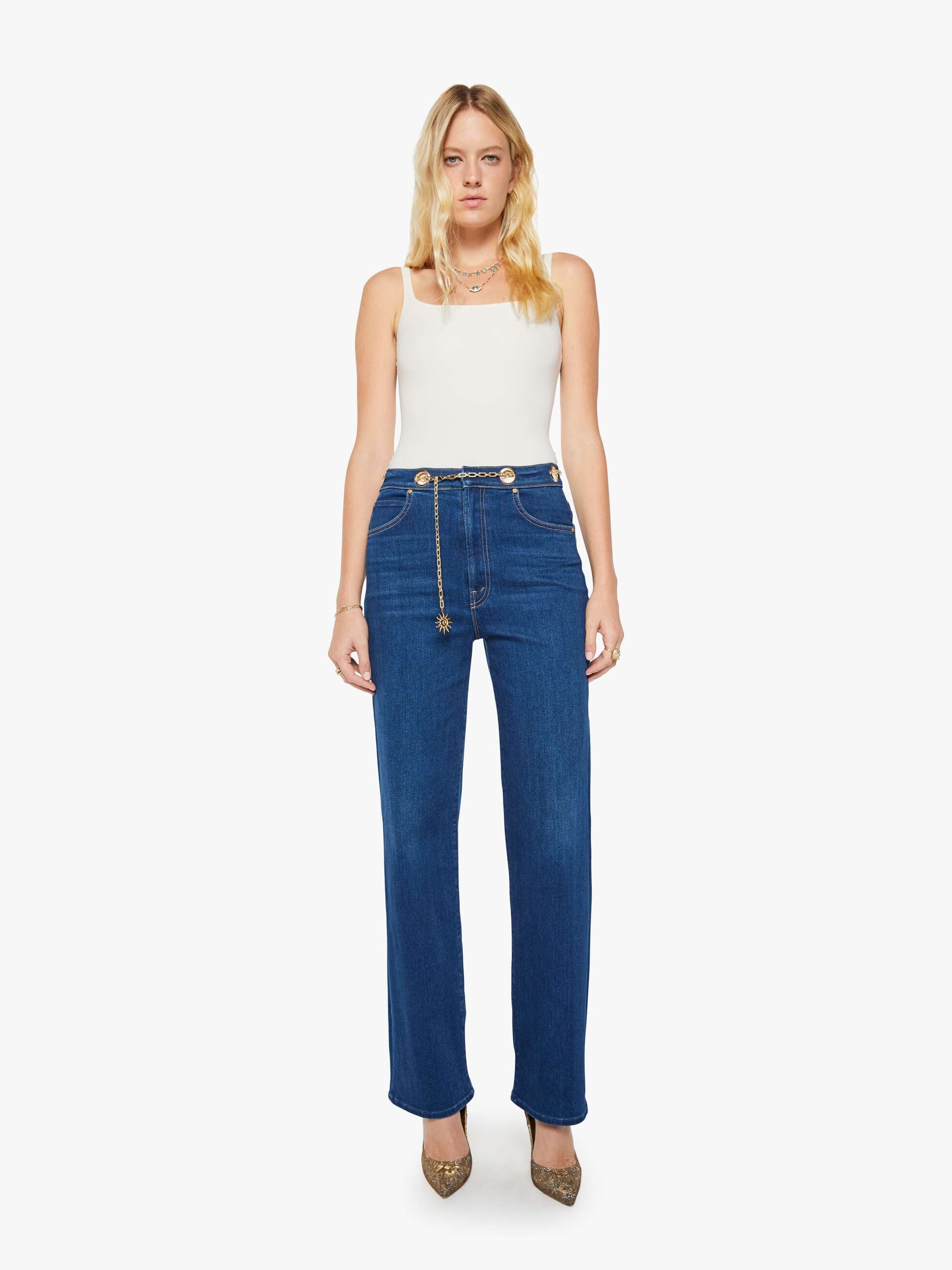Mother Denim The Party In The Back Shirt