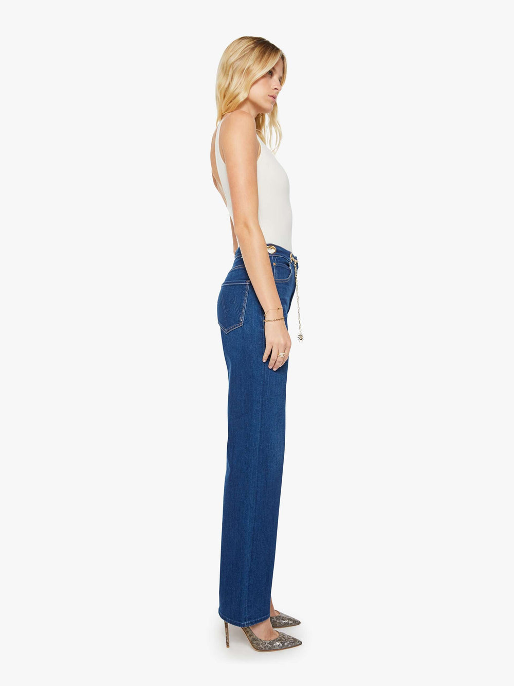 Mother Denim The Party In The Back Shirt