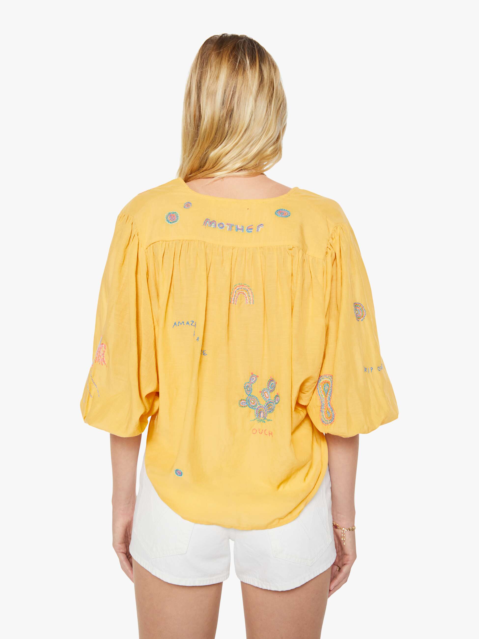 Mother Denim The Breeze Yoke Top