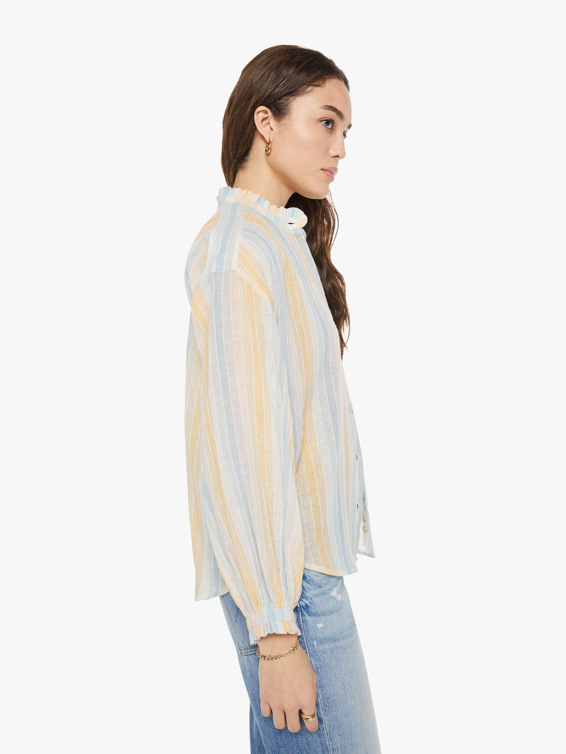 Mother Denim Alix of Bohemia Poet Blouse