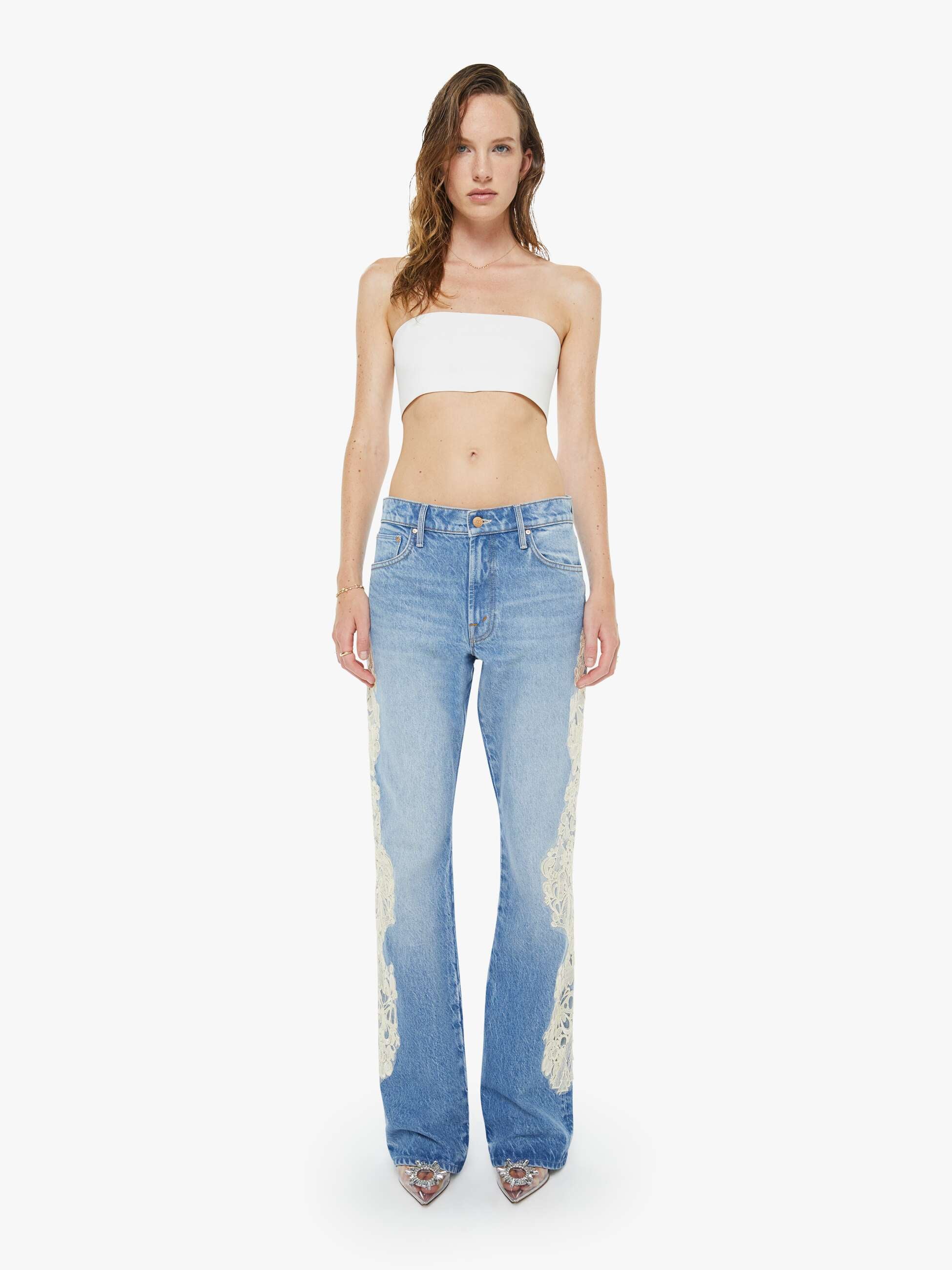 Mother Denim The Memory Lane Puff Sleeve