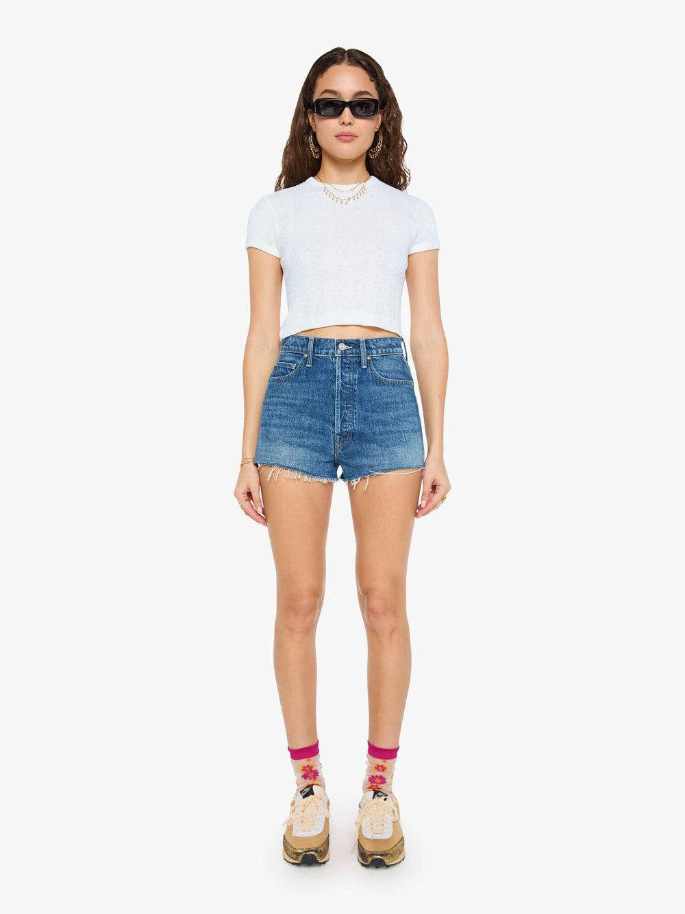 Mother Denim The Tune Up Short Fray