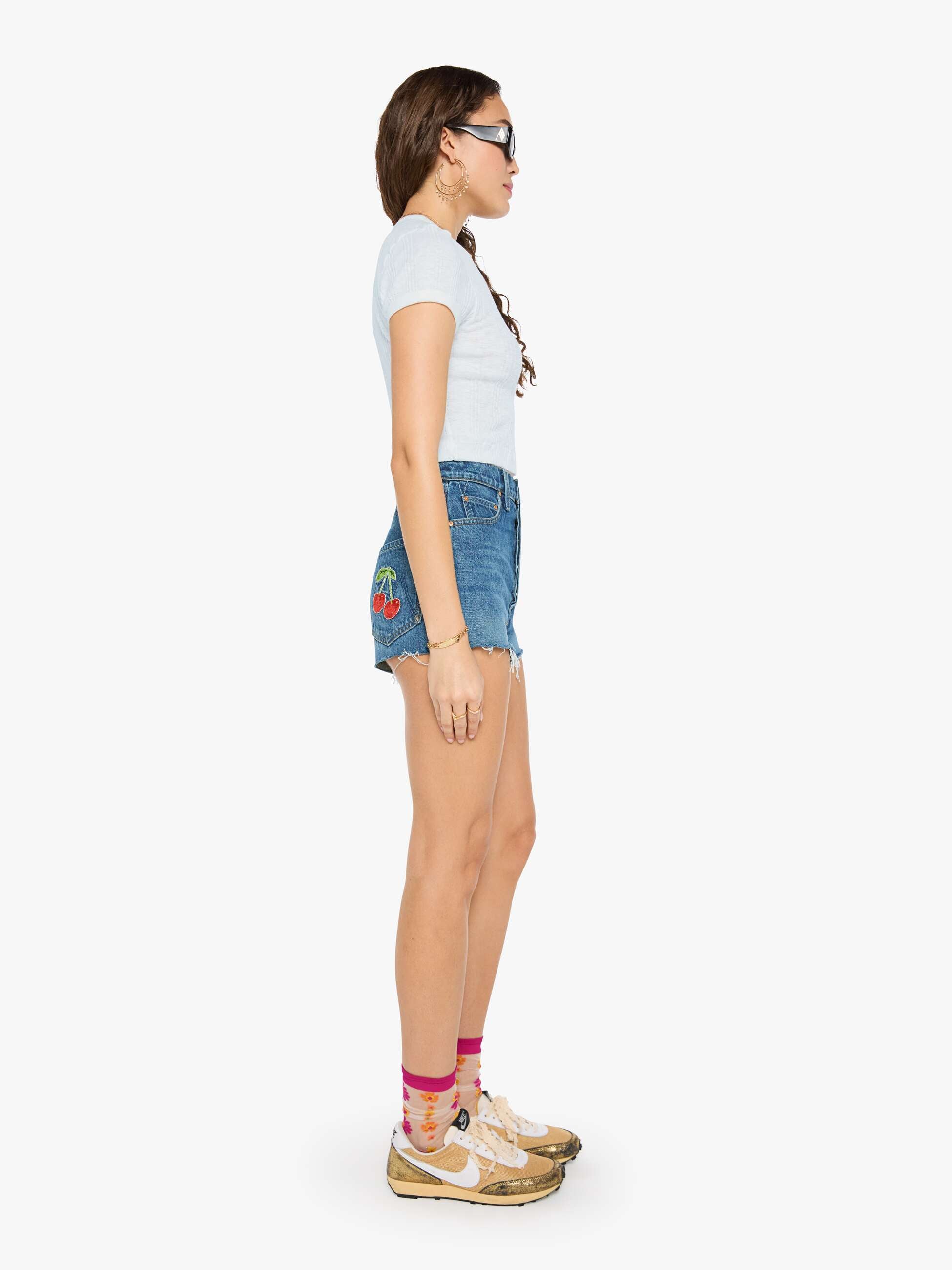 Mother Denim The Tune Up Short Fray