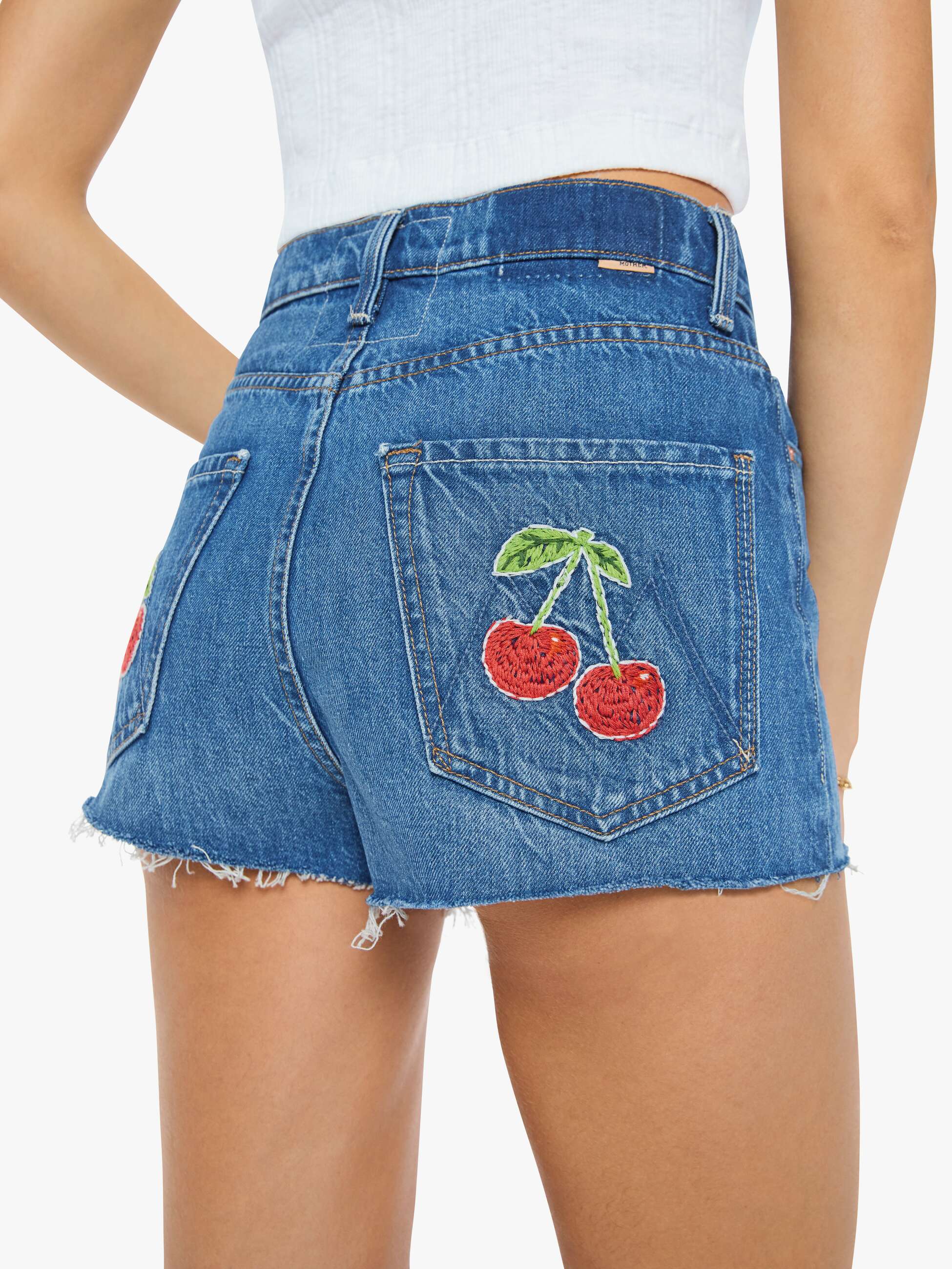 Mother Denim The Tune Up Short Fray