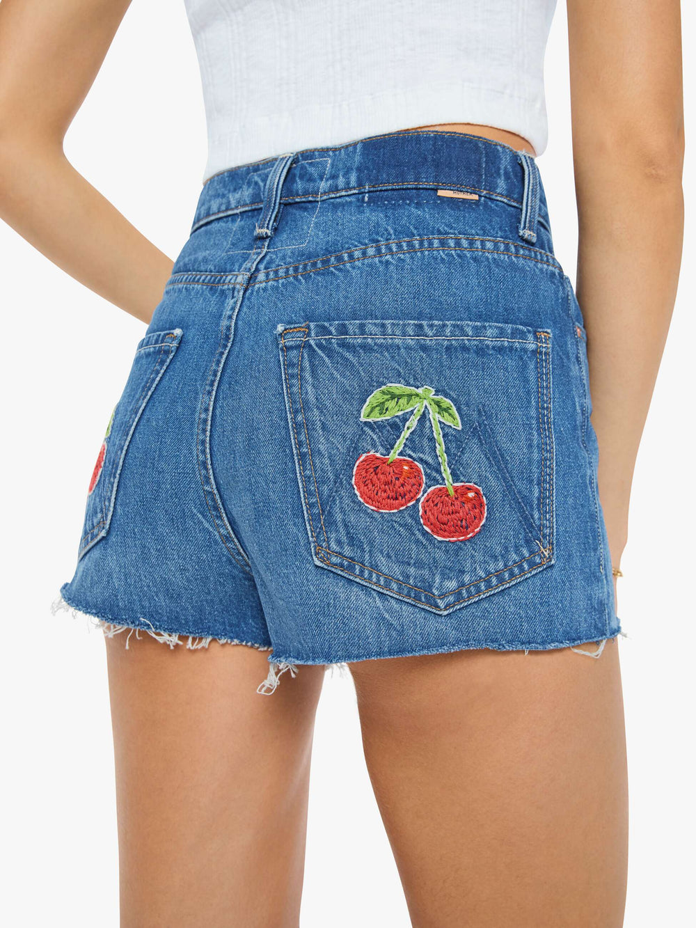 Mother Denim The Tune Up Short Fray