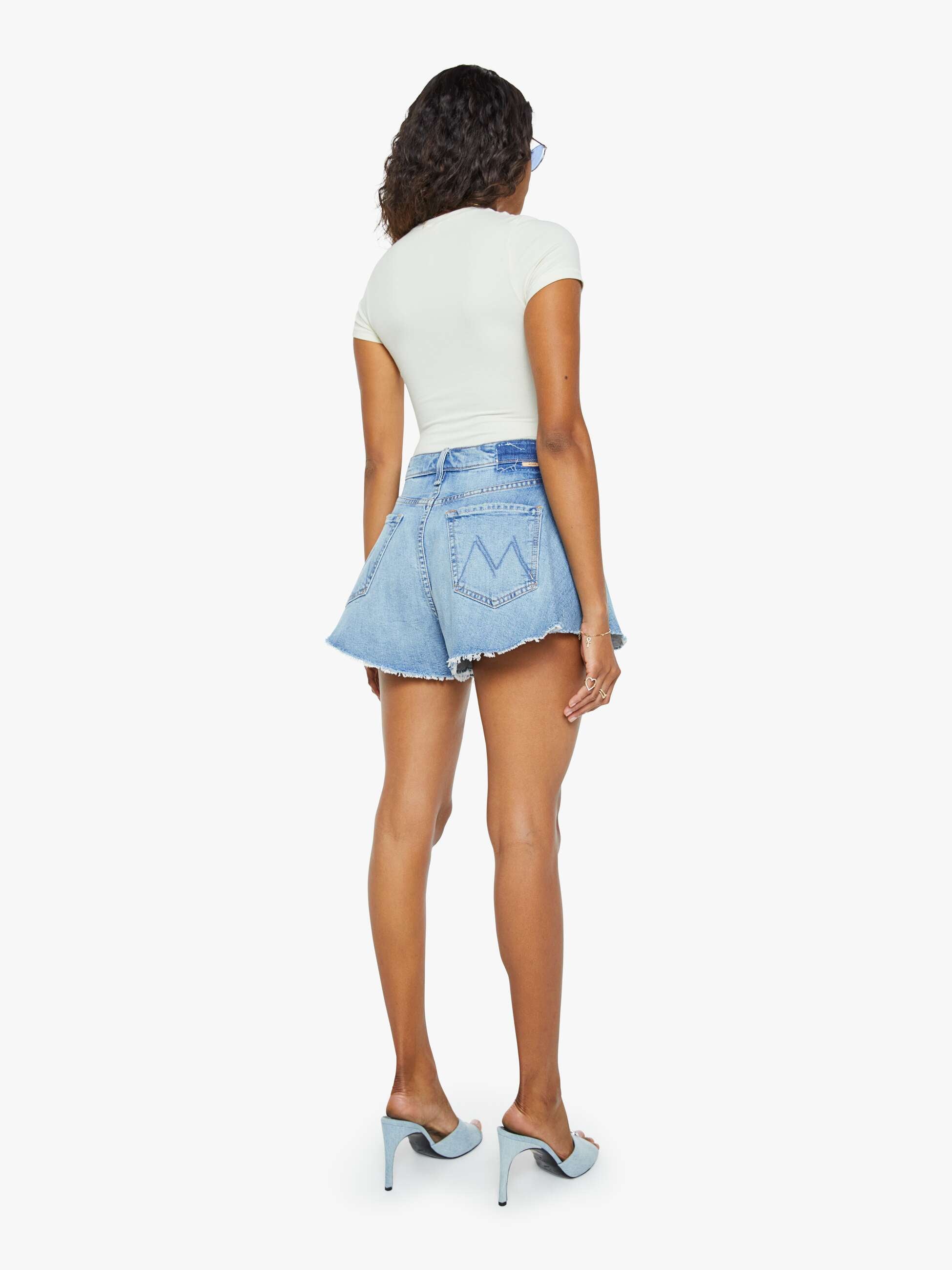 Mother Denim The Flutter Short Fray