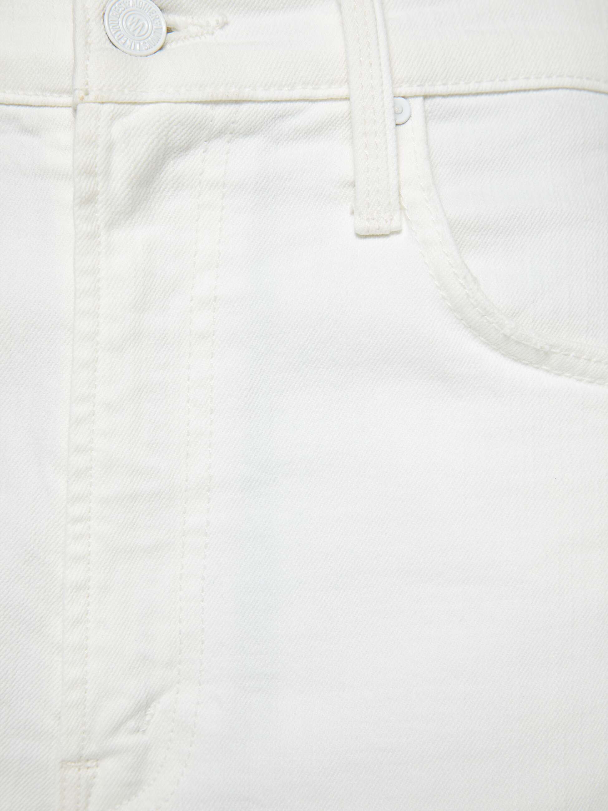 Mother Denim The Whole Lot Zip Twist Fray