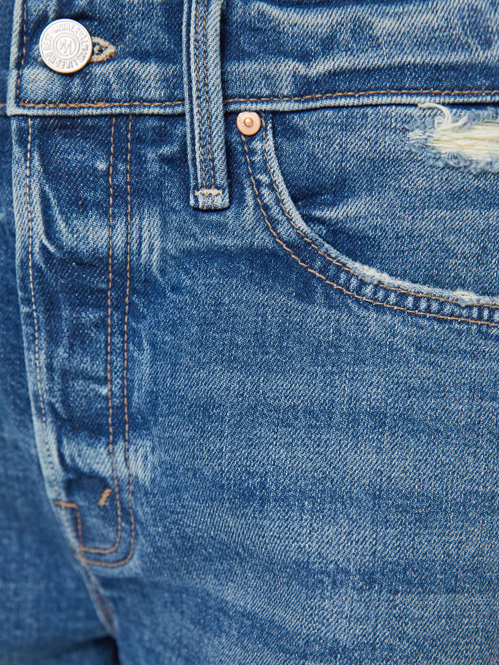Mother Denim The Skipper Short N' Long Chew