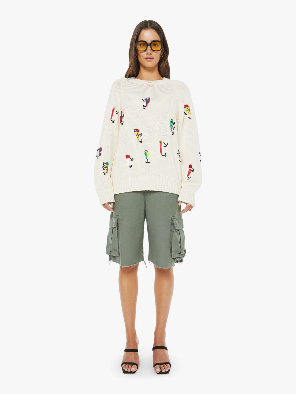 Mother Denim The Free Fall Short Fray
