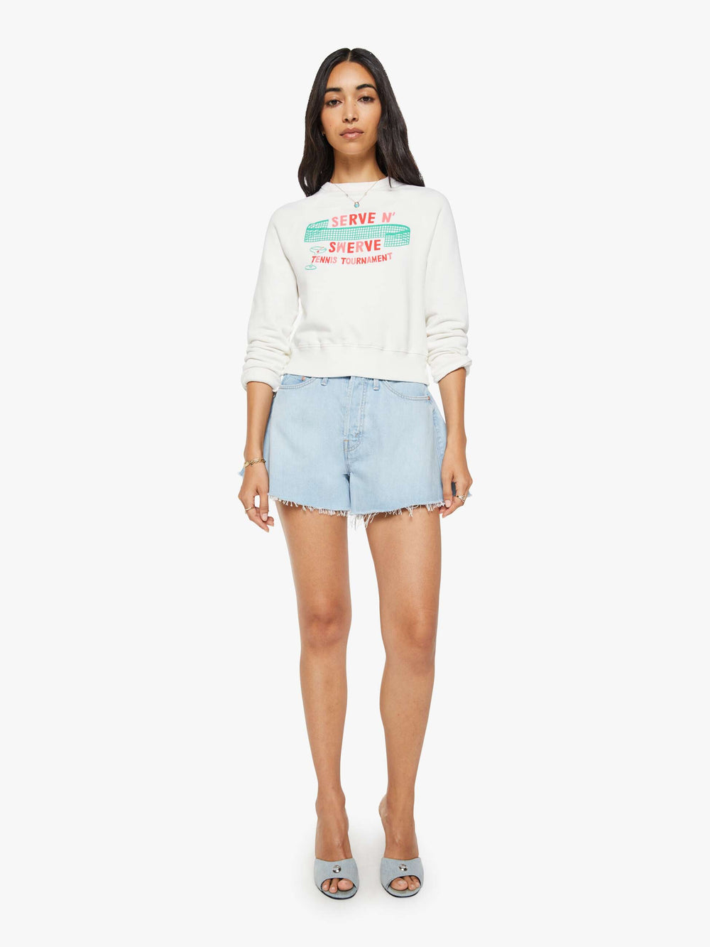 Mother Denim The Flutter Short Fray