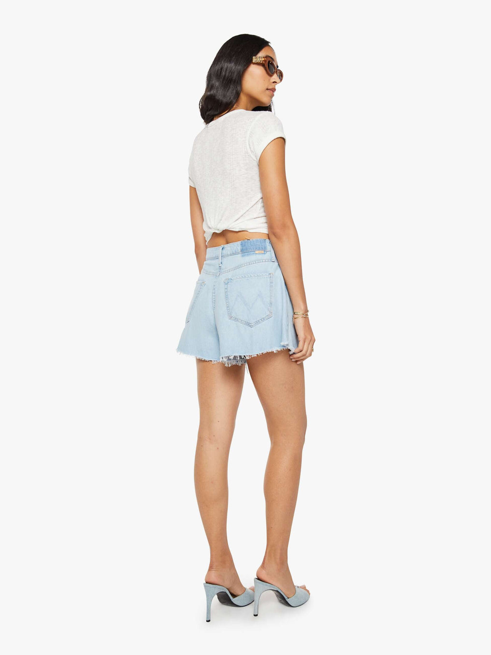 Mother Denim The Flutter Short Fray
