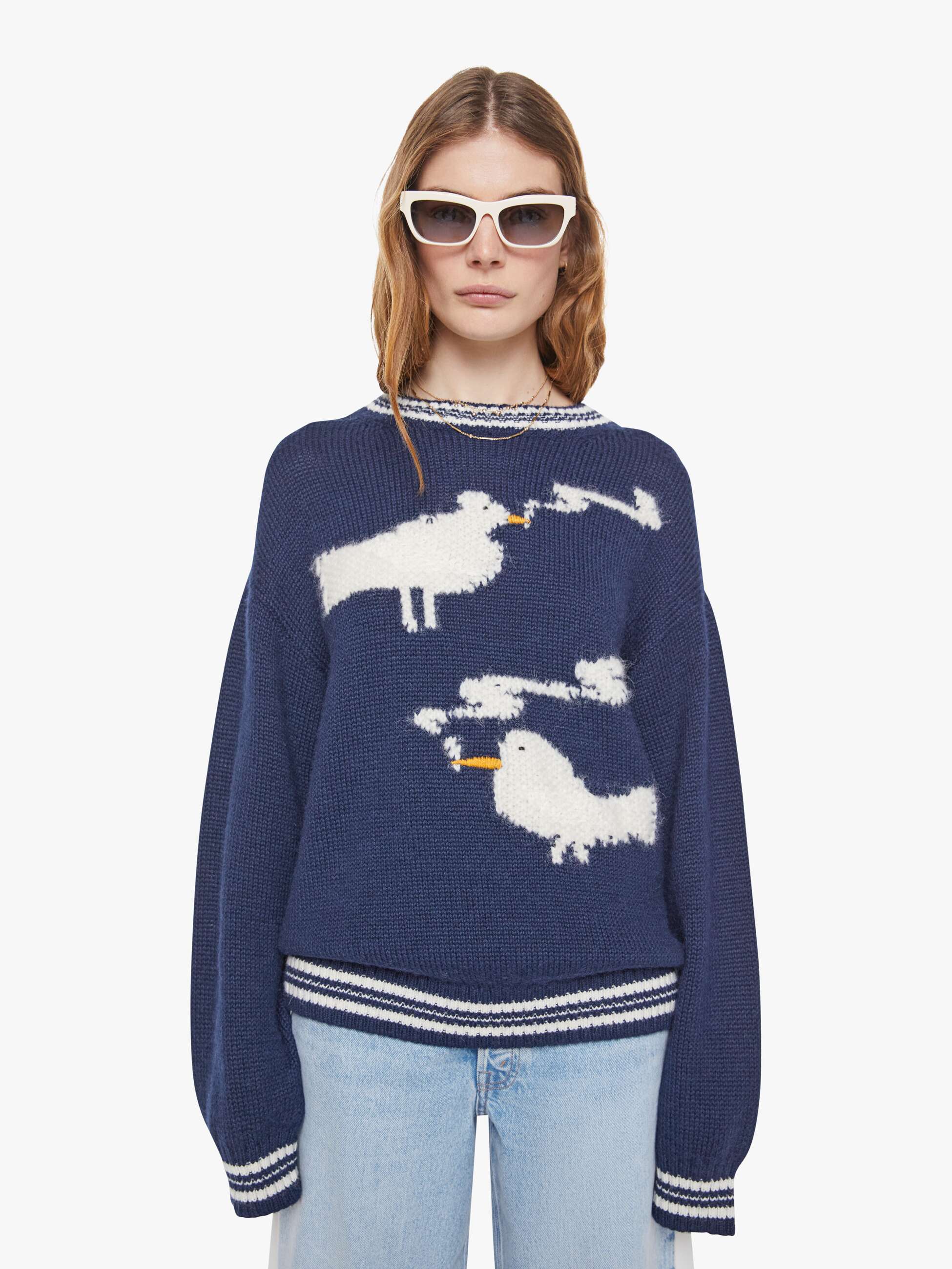 Mother Denim The Oversized Jumper