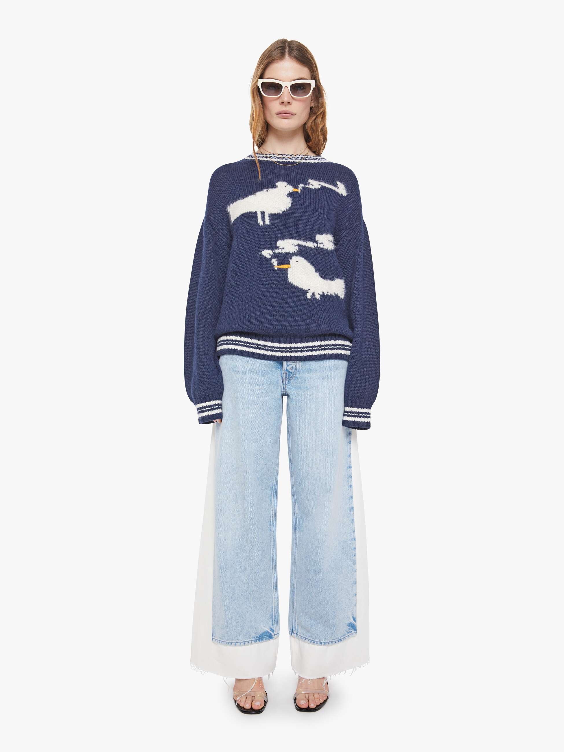 Mother Denim The Oversized Jumper