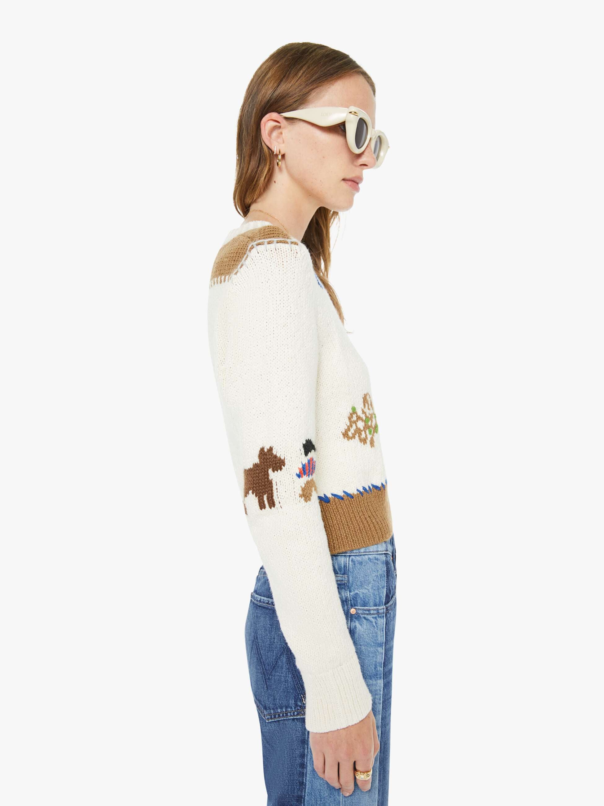 Mother Denim The Shrunken Pullover