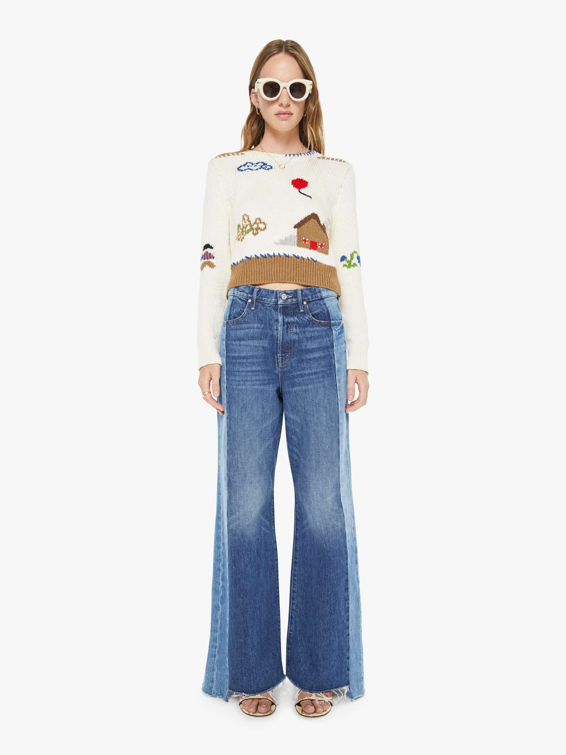 Mother Denim The Shrunken Pullover