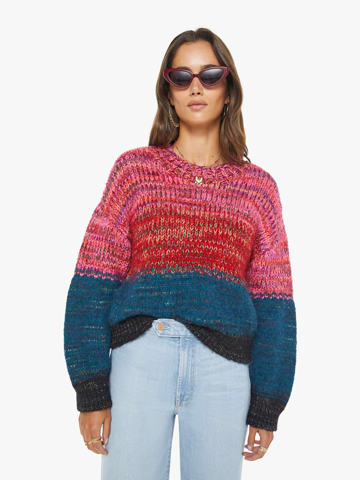 Mother Denim The Crop Pullover