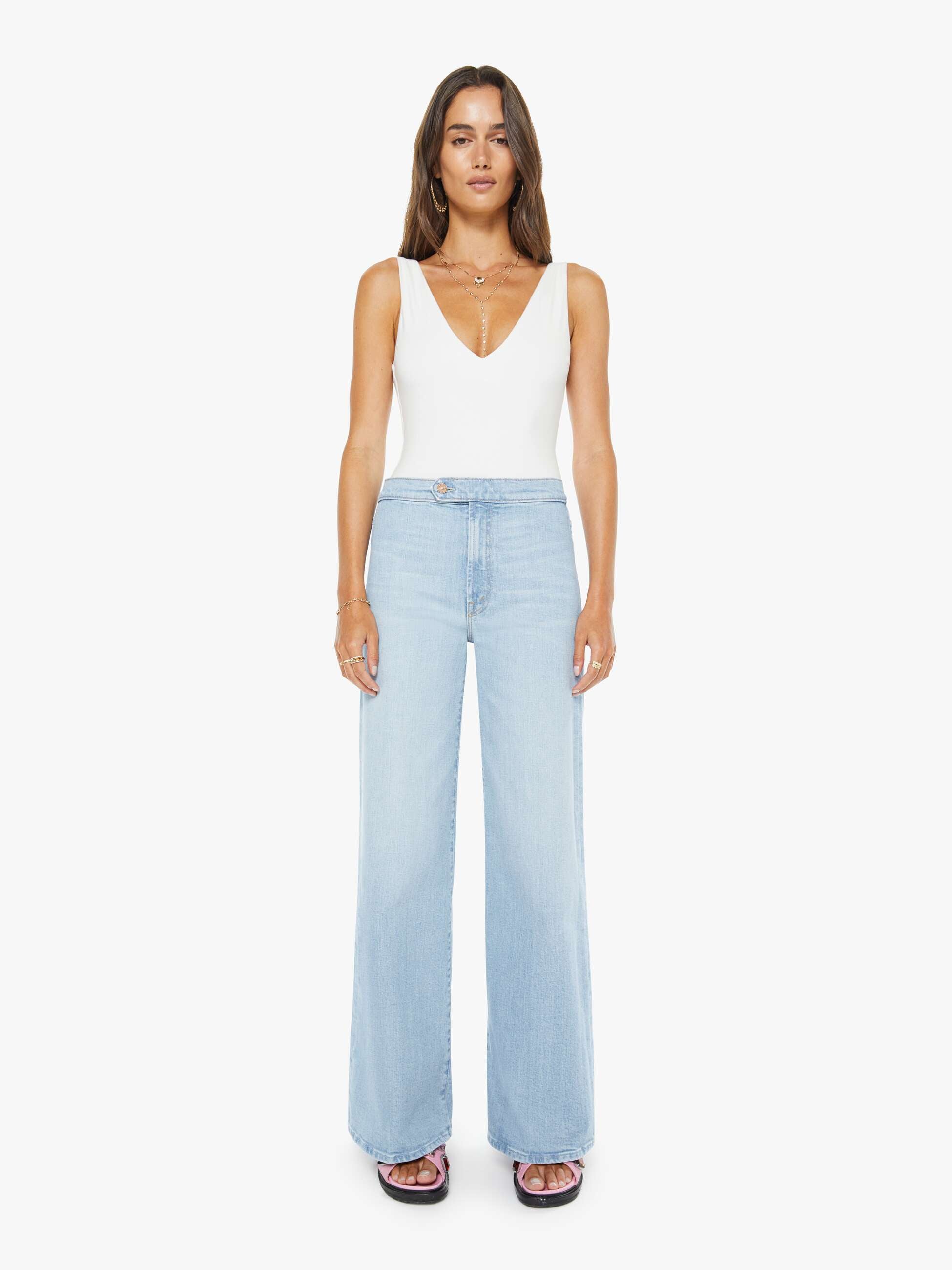 Mother Denim The Crop Pullover