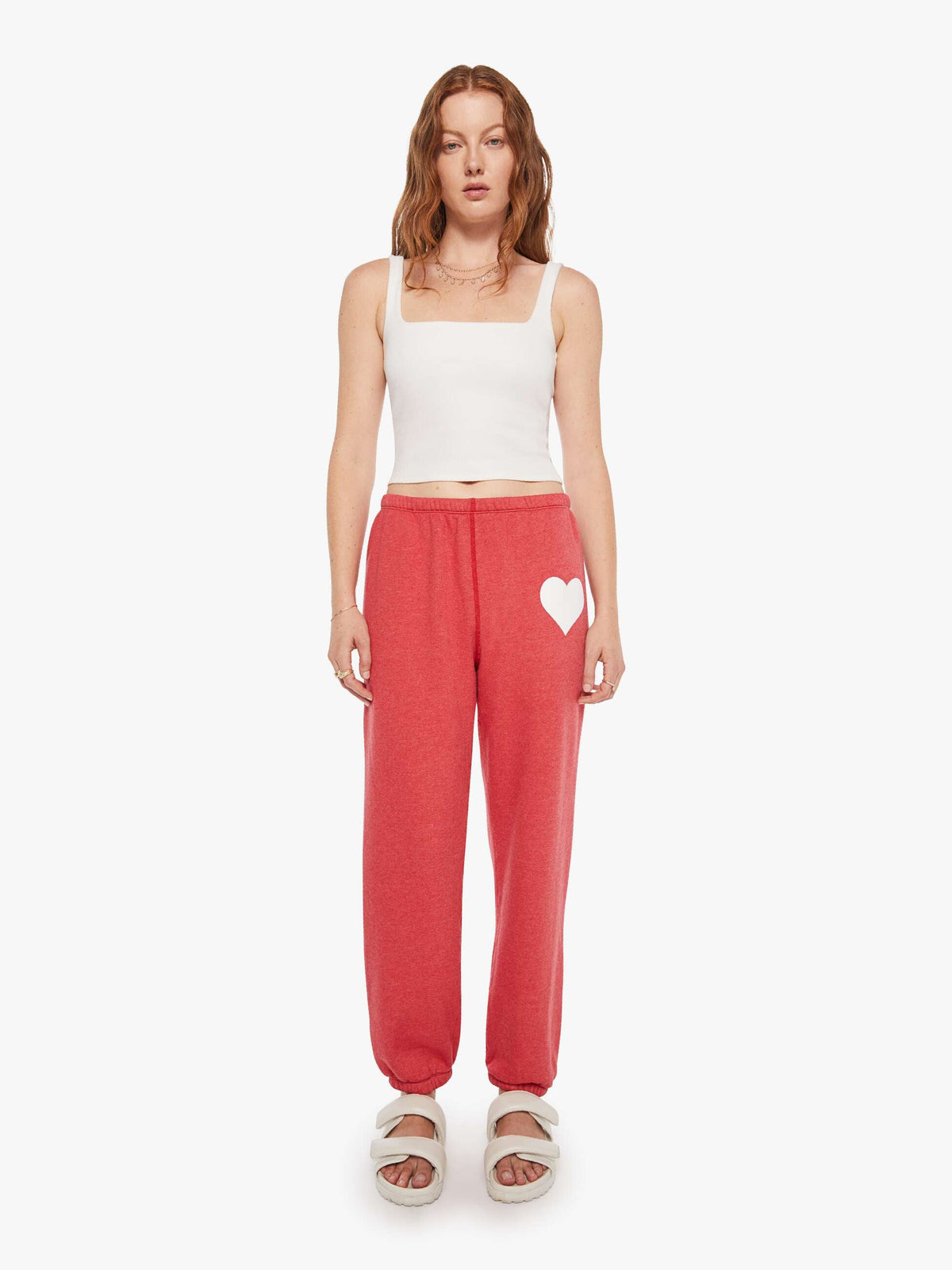Mother Denim SPRWMN Heart Sweatpant