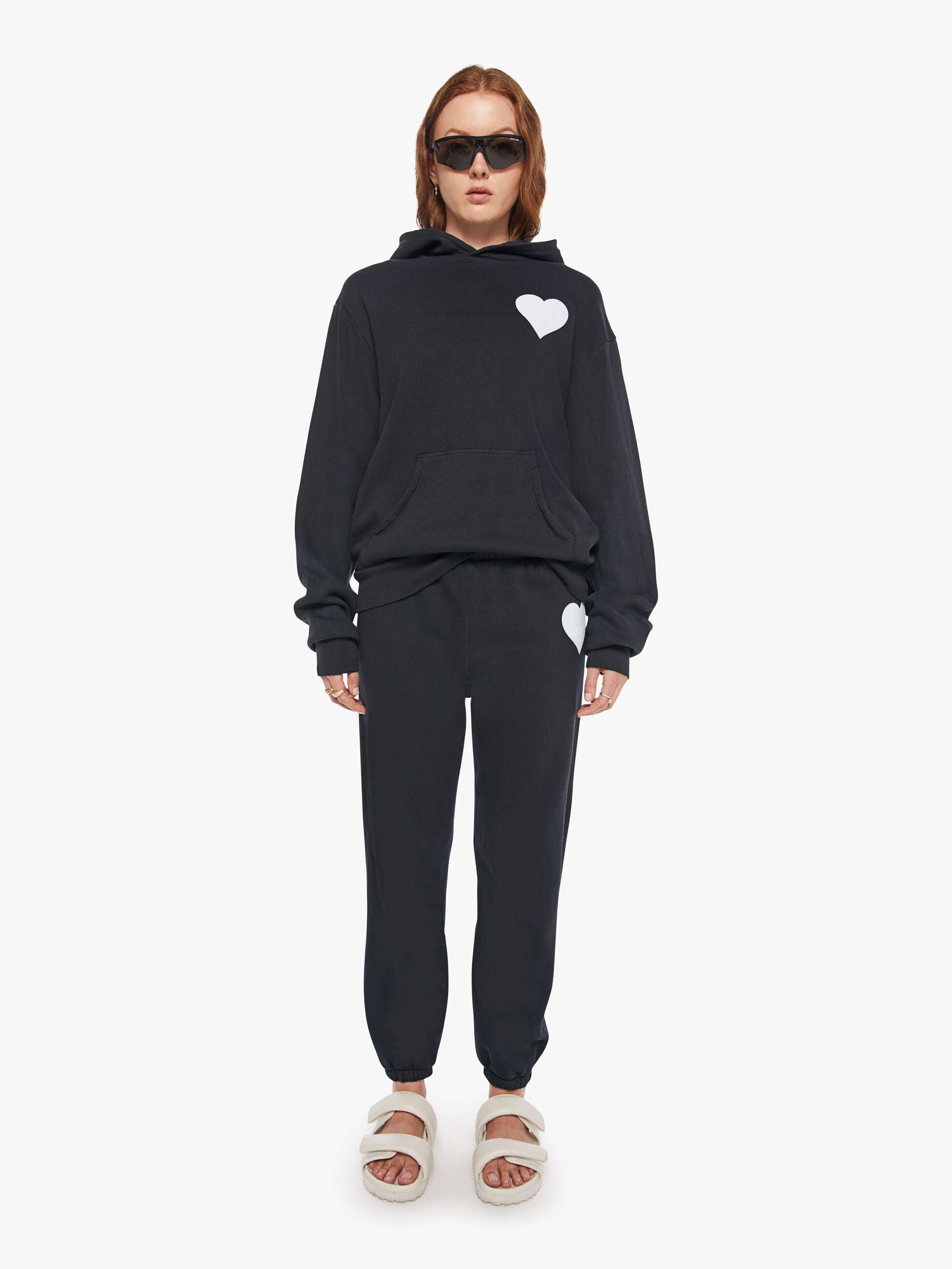 Mother Denim SPRWMN Heart Hoodie