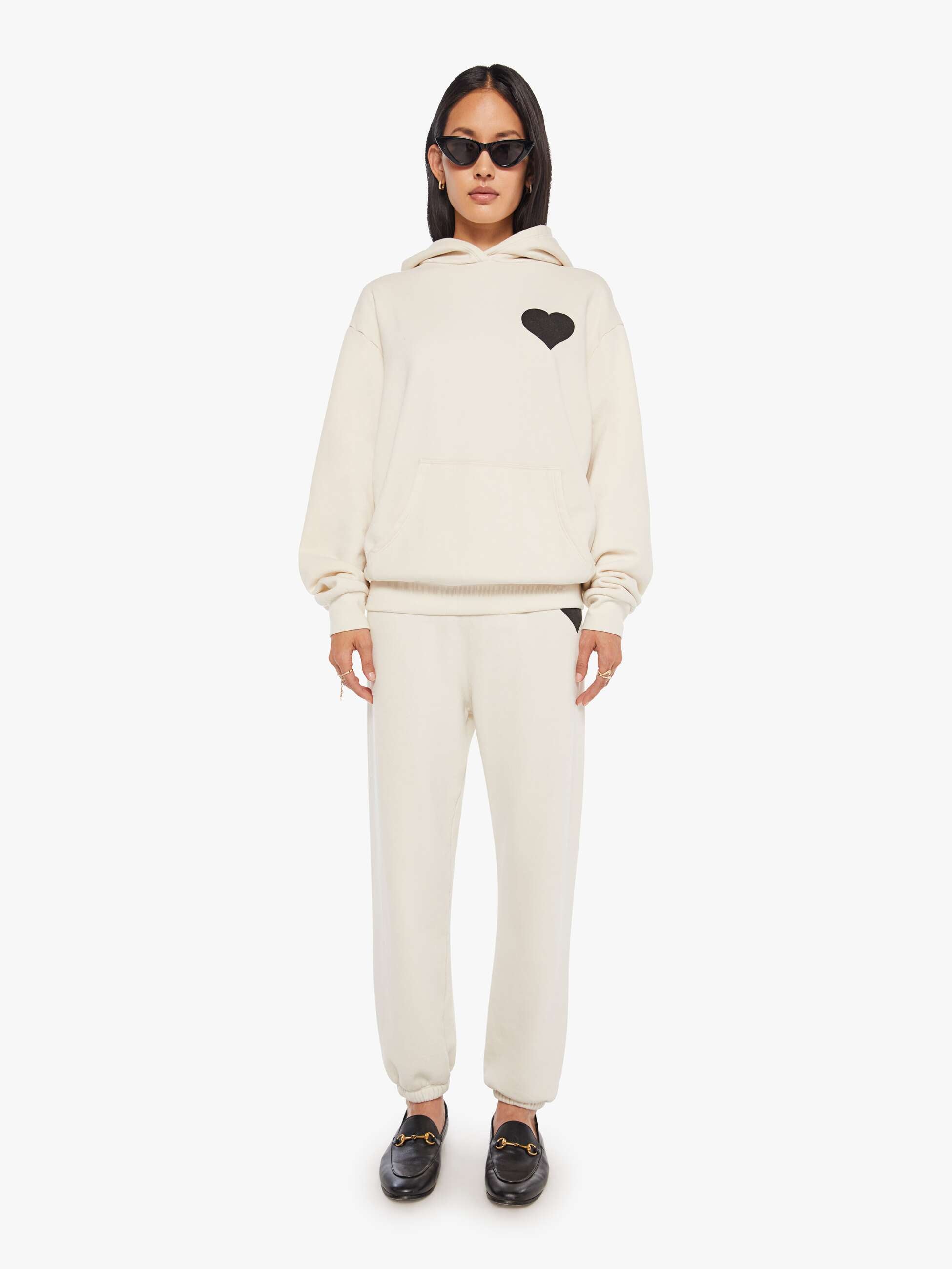 Mother Denim SPRWMN Heart Hoodie