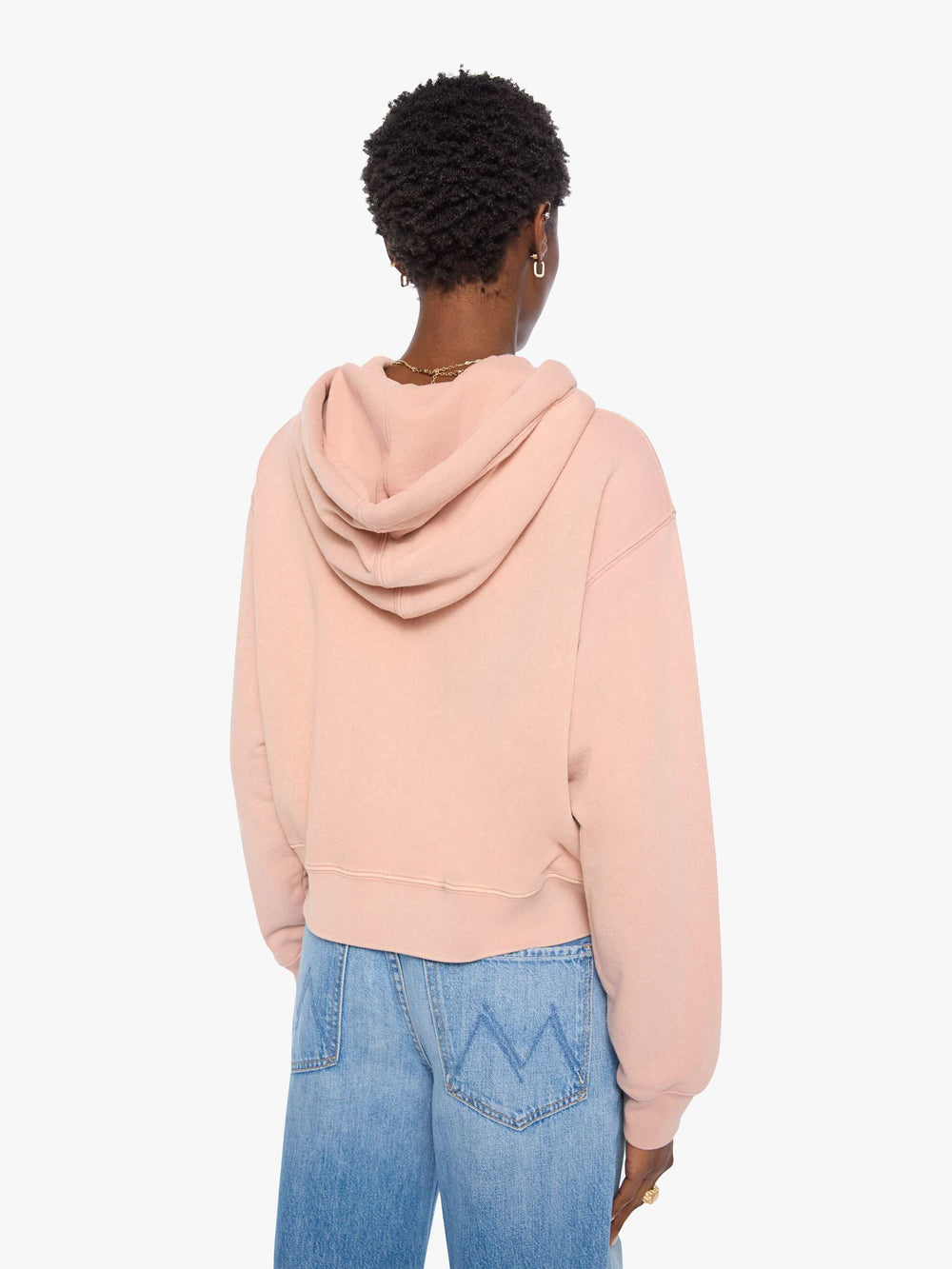 Mother Denim The Shrunken Boxy Cravat Hoodie