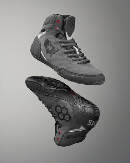 RUDIS USA Wrestling Colt 4.0 Adult Wrestling Shoes - Gray Camo