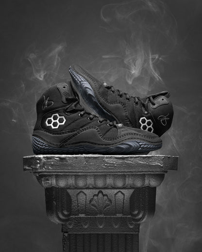 RUDIS Jordan Burroughs JB1 Adult Wrestling Shoes - Black Metal