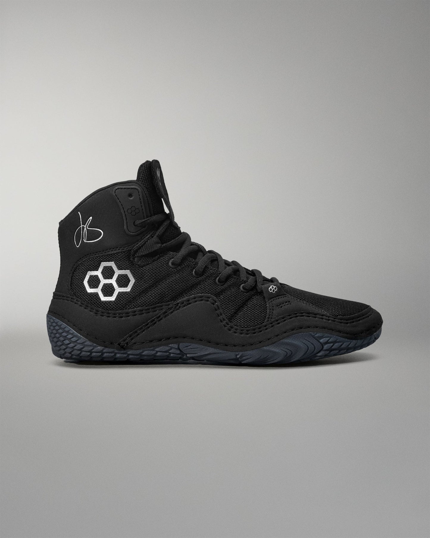 RUDIS Jordan Burroughs JB1 Adult Wrestling Shoes - Black Metal
