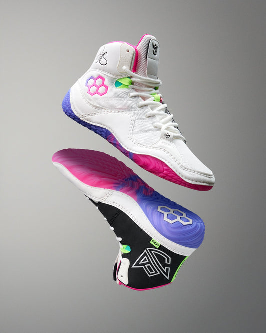 RUDIS JB1 Adult Wrestling Shoes - Neon Surge