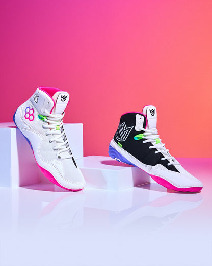 RUDIS JB1 Adult Wrestling Shoes - Neon Surge