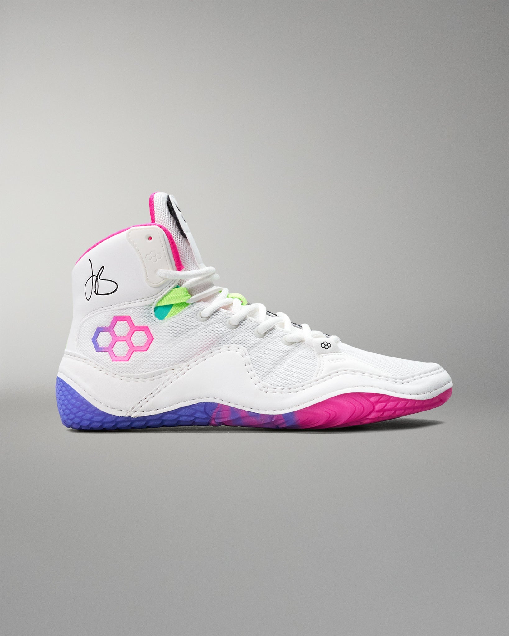 RUDIS JB1 Adult Wrestling Shoes - Neon Surge