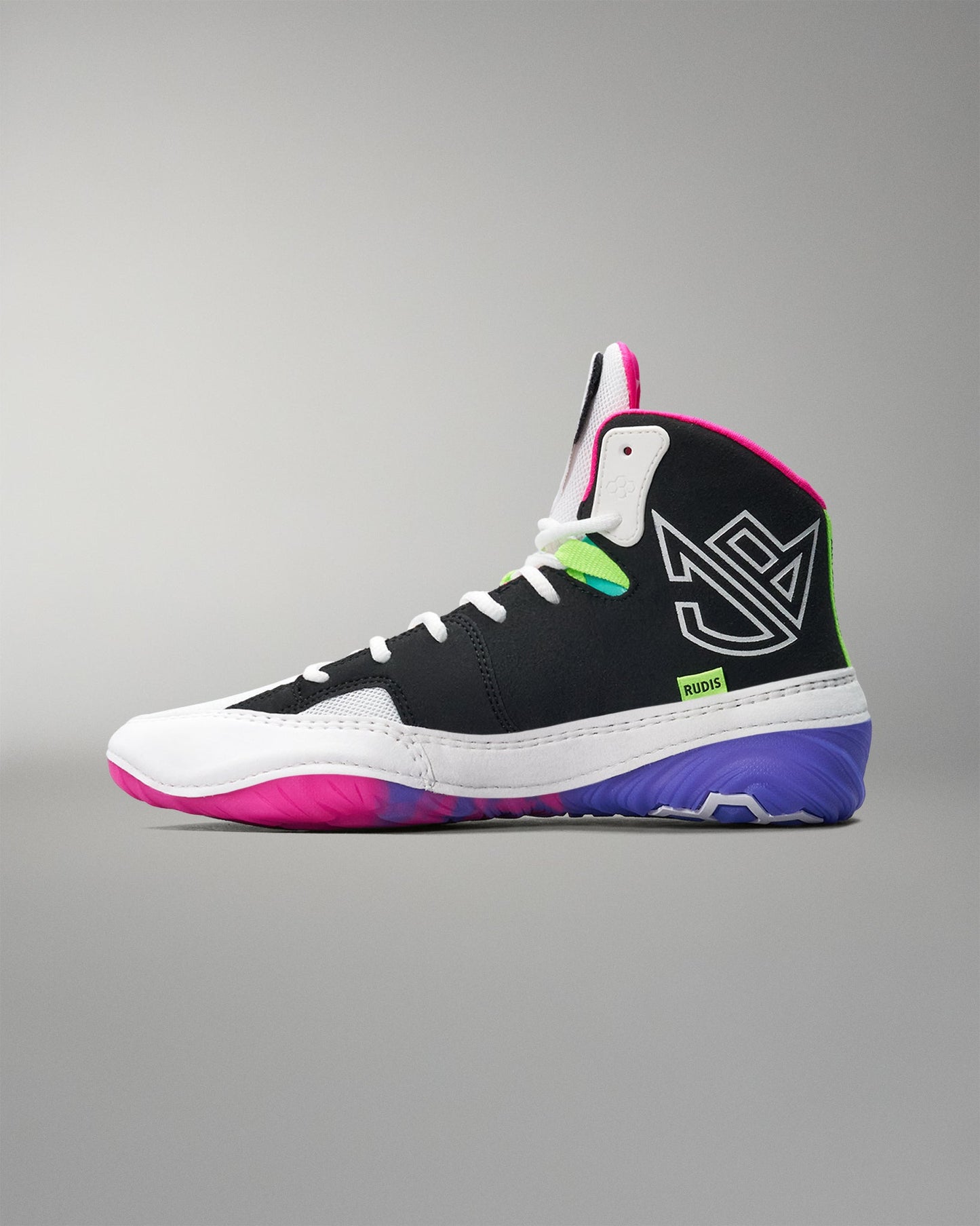 RUDIS JB1 Adult Wrestling Shoes - Neon Surge