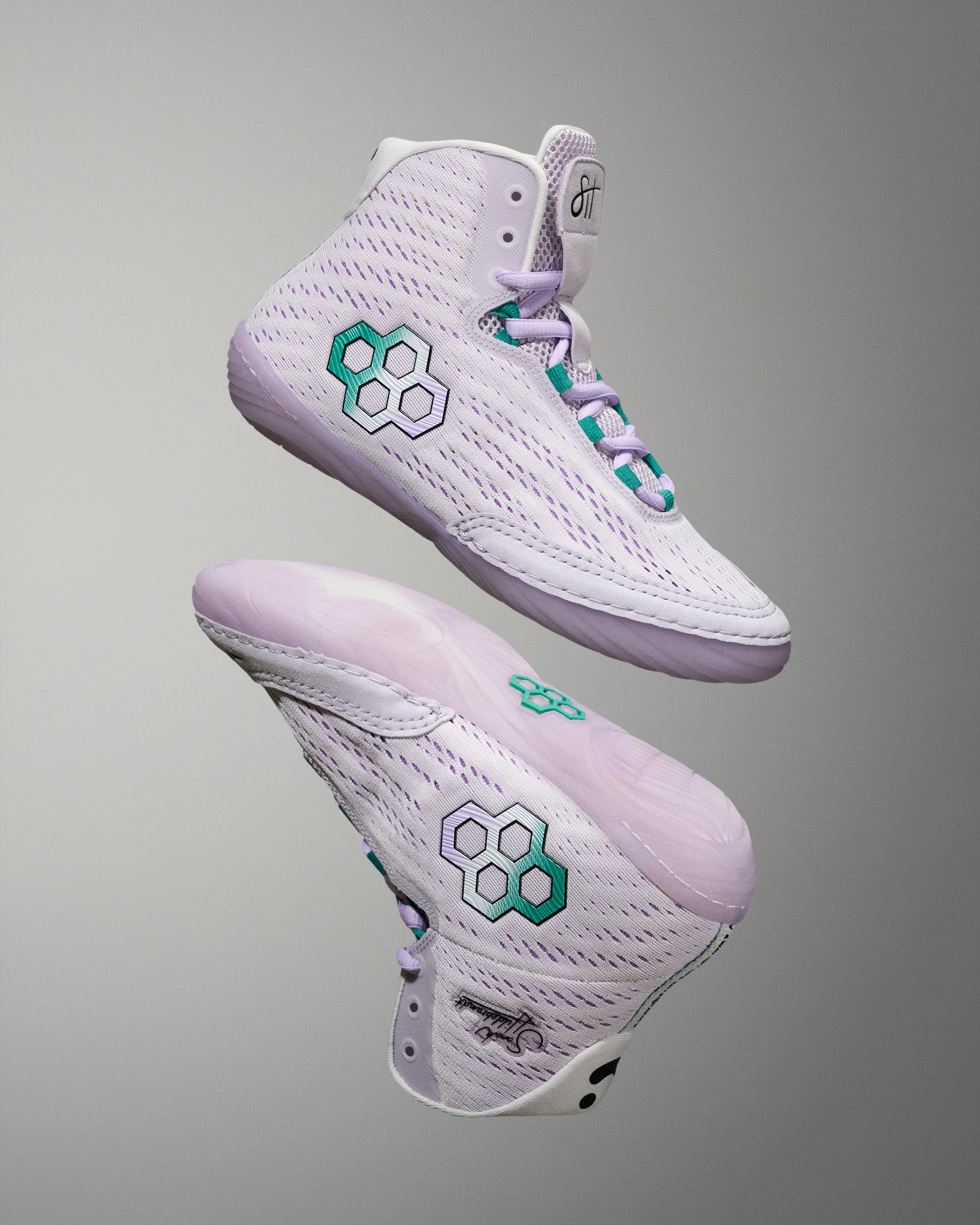 RUDIS Sarah Hildebrandt Women's Adult Wrestling Shoes - Electric Lilac