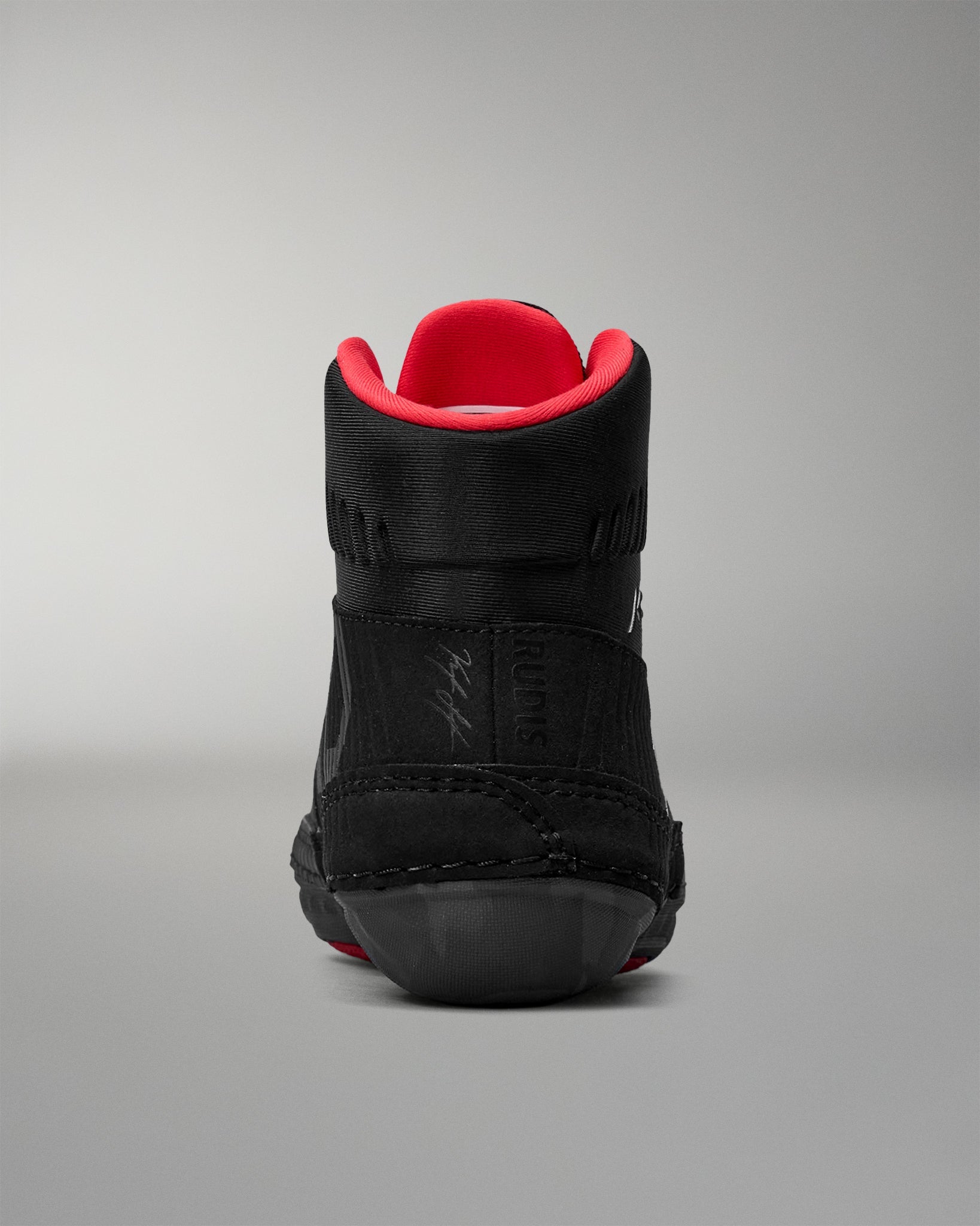 RUDIS RUDIS KS Power Adult Wrestling Shoes - Black/Red
