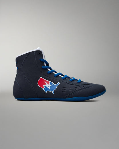 RUDIS USA Wrestling International Adult Wrestling Shoes - USA Black