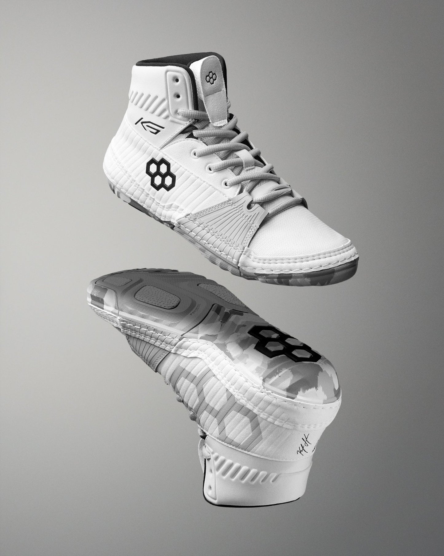 RUDIS RUDIS KS Power Adult Wrestling Shoes - White/Camo