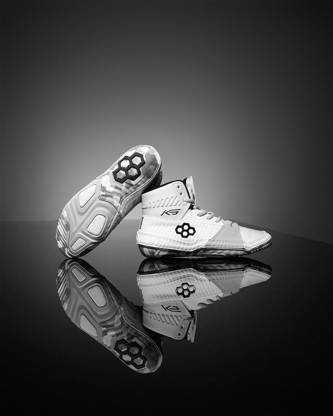 RUDIS RUDIS KS Power Adult Wrestling Shoes - White/Camo