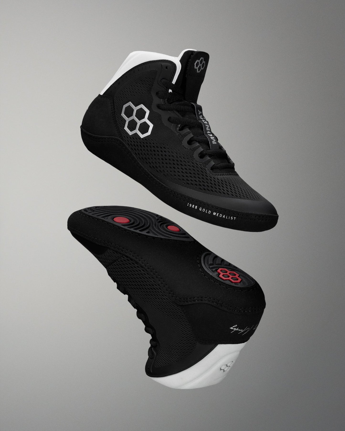 RUDIS Kenny Monday Adult Wrestling Shoes - Black