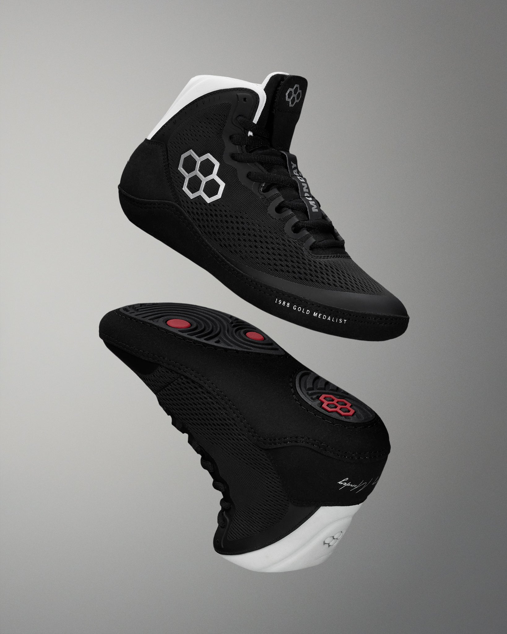 RUDIS Kenny Monday Adult Wrestling Shoes - Black