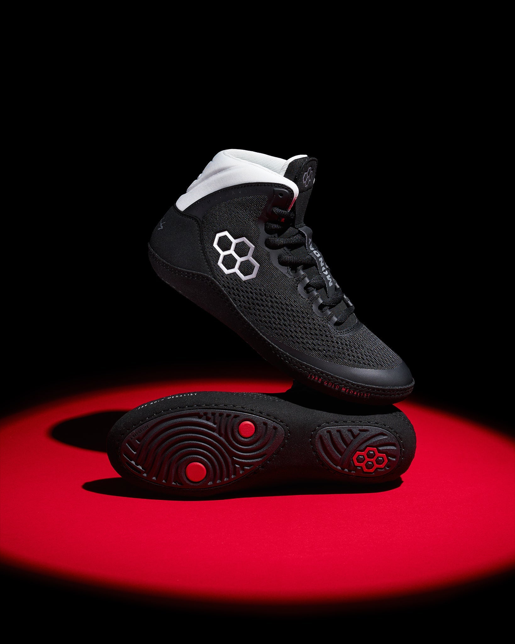RUDIS Kenny Monday Adult Wrestling Shoes - Black