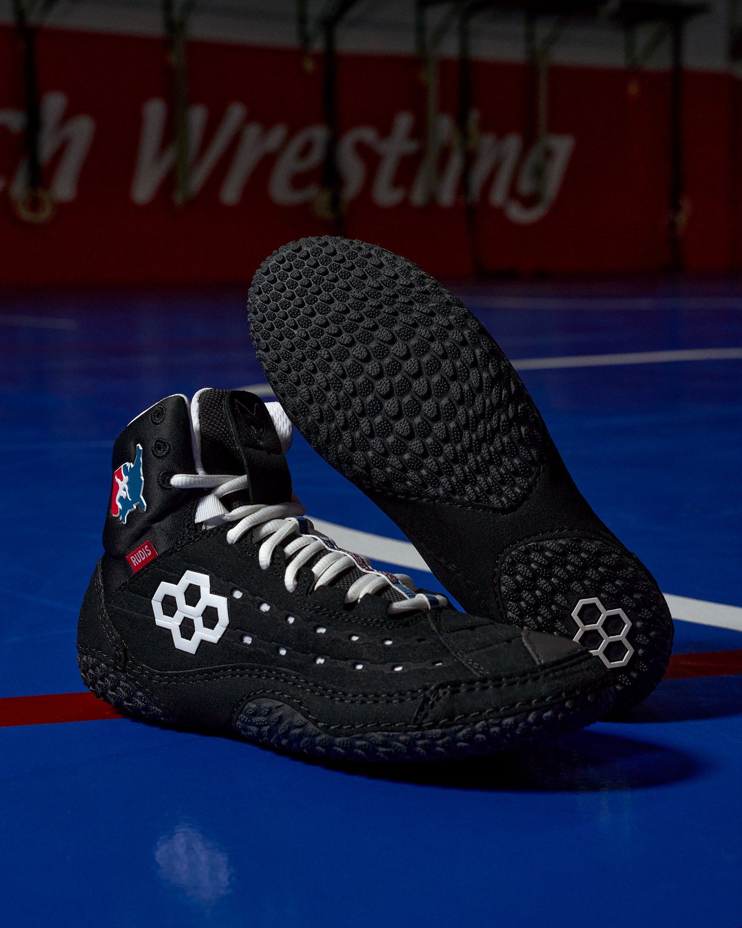 RUDIS USA Wrestling SF-Tbilisi 2.0 Adult Wrestling Shoes - USA Black