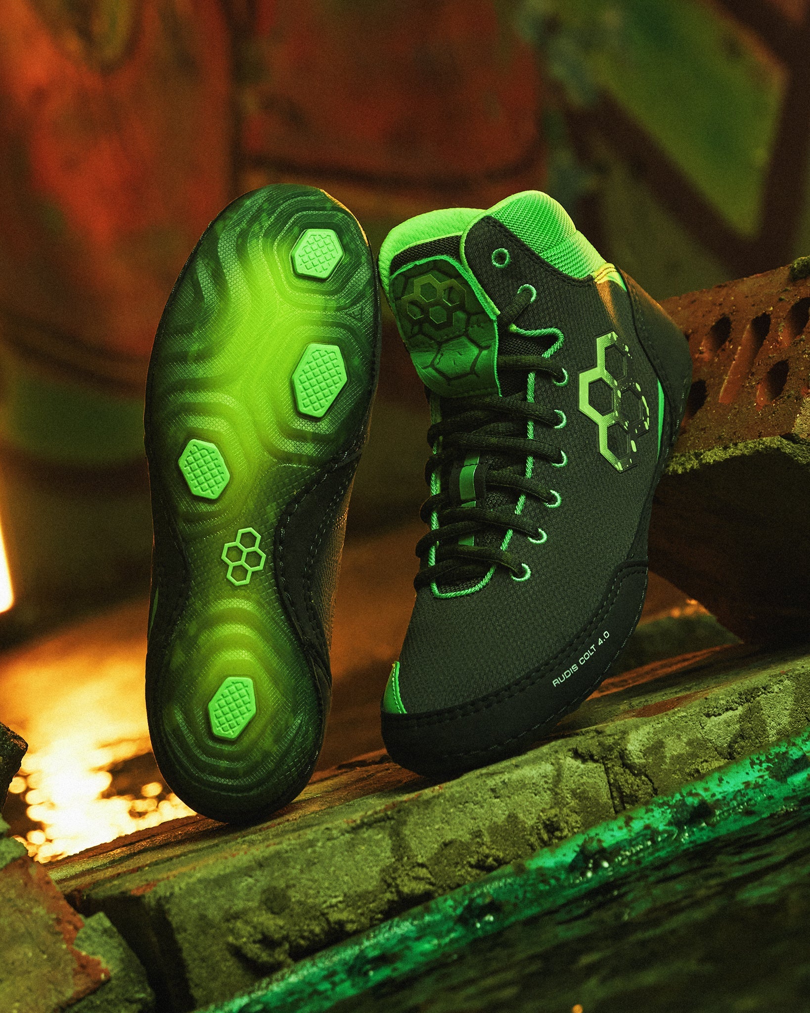 RUDIS Teenage Mutant Ninja Turtles Colt 4.0 Adult Wrestling Shoes - Dark Turtle