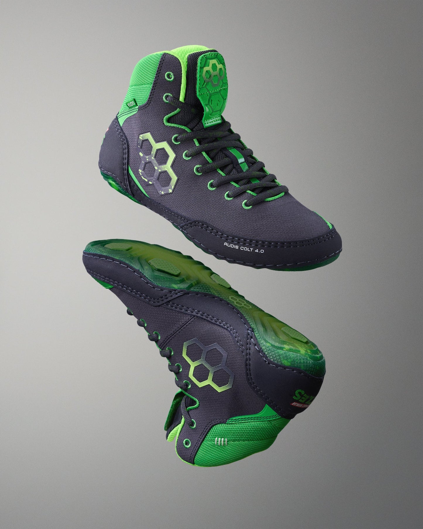 RUDIS Teenage Mutant Ninja Turtles Colt 4.0 Adult Wrestling Shoes - Dark Turtle