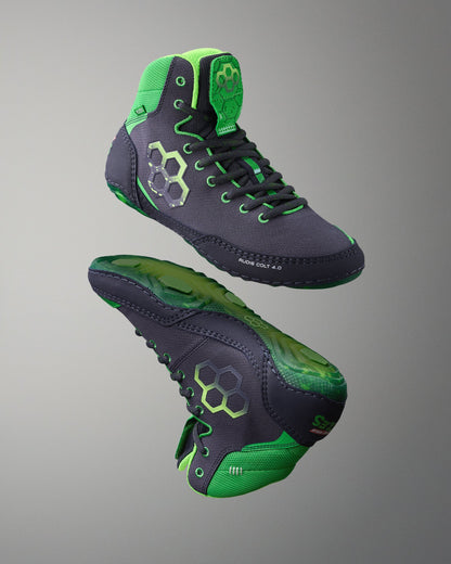 RUDIS Teenage Mutant Ninja Turtles Colt 4.0 Adult Wrestling Shoes - Dark Turtle