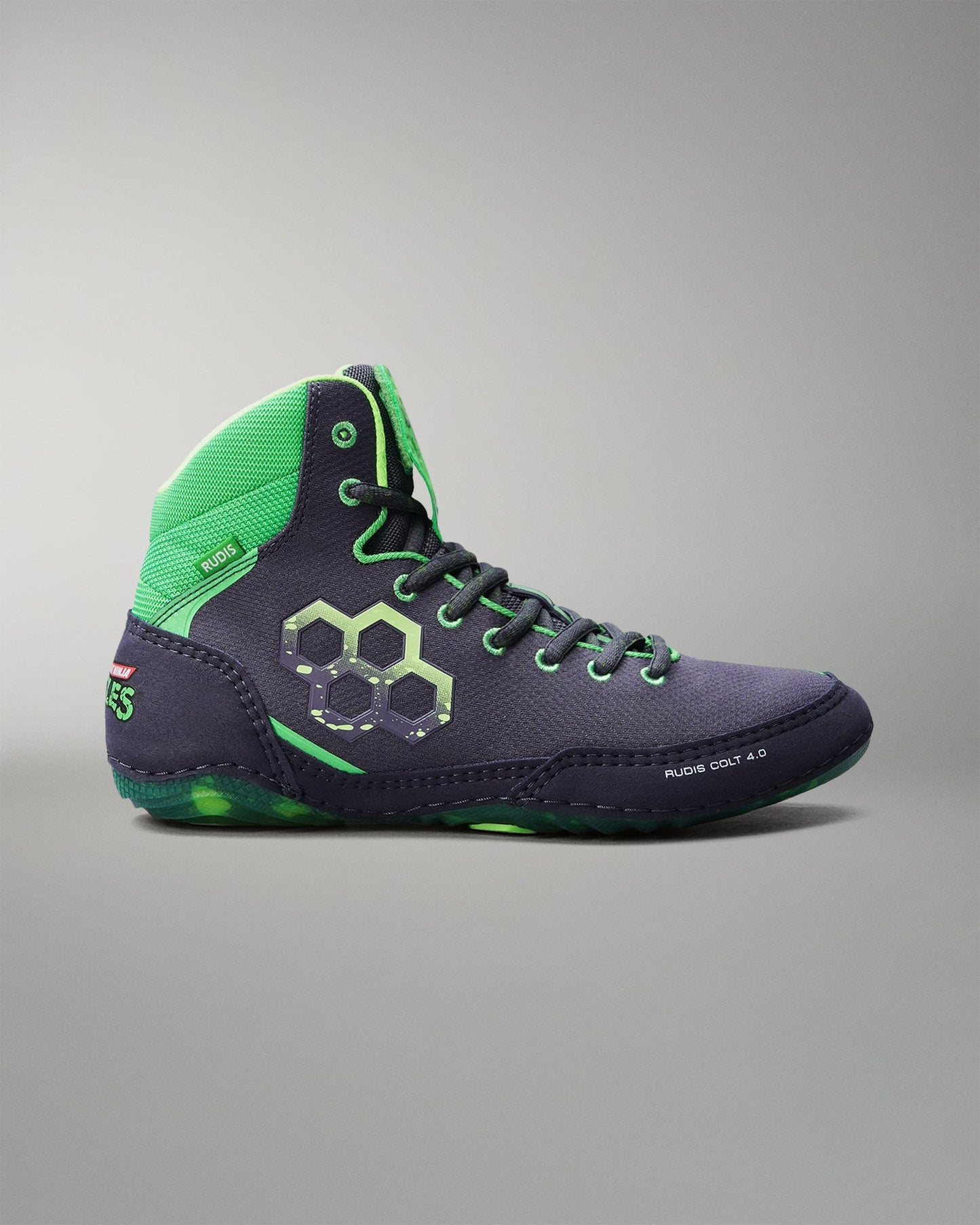 RUDIS Teenage Mutant Ninja Turtles Colt 4.0 Adult Wrestling Shoes - Dark Turtle