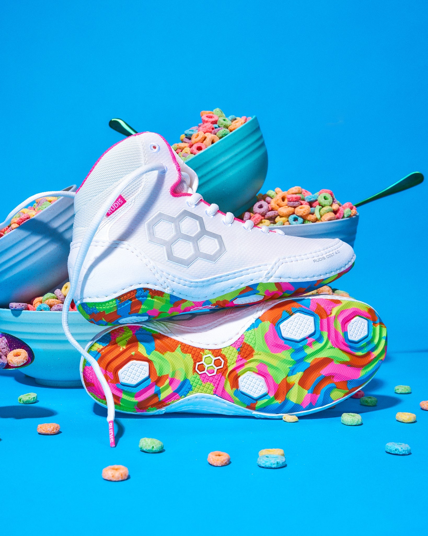 RUDIS RUDIS Colt 4.0 Adult Wrestling Shoes - Neon Cereal Milk