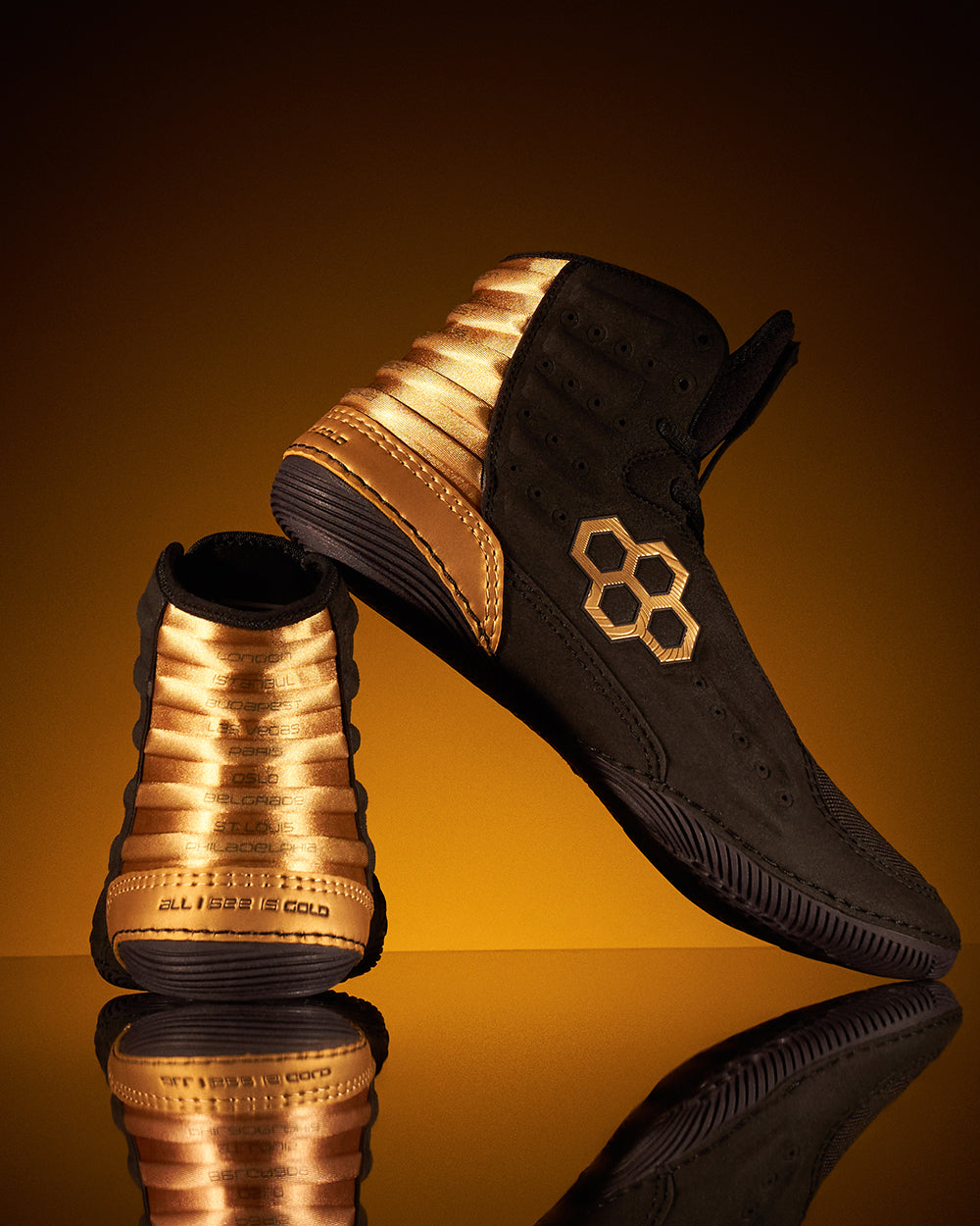 RUDIS RUDIS JB Ultra Adult Wrestling Shoes - Stealth