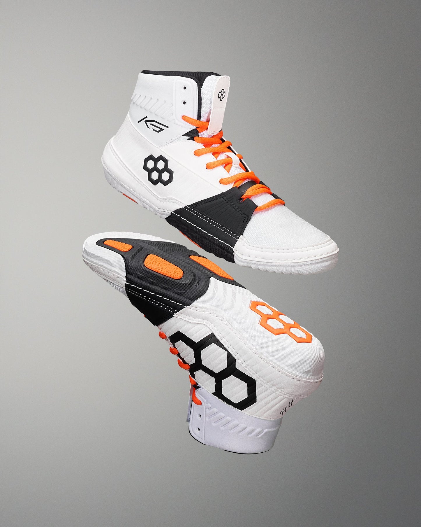 RUDIS RUDIS KS Power Adult Wrestling Shoes - Imperial White