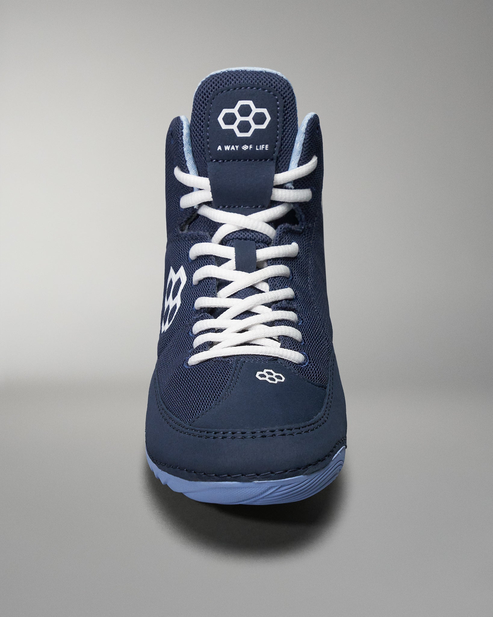 RUDIS RUDIS Courage Adult Wrestling Shoes - Navy Carolina - Dominate the Mat
