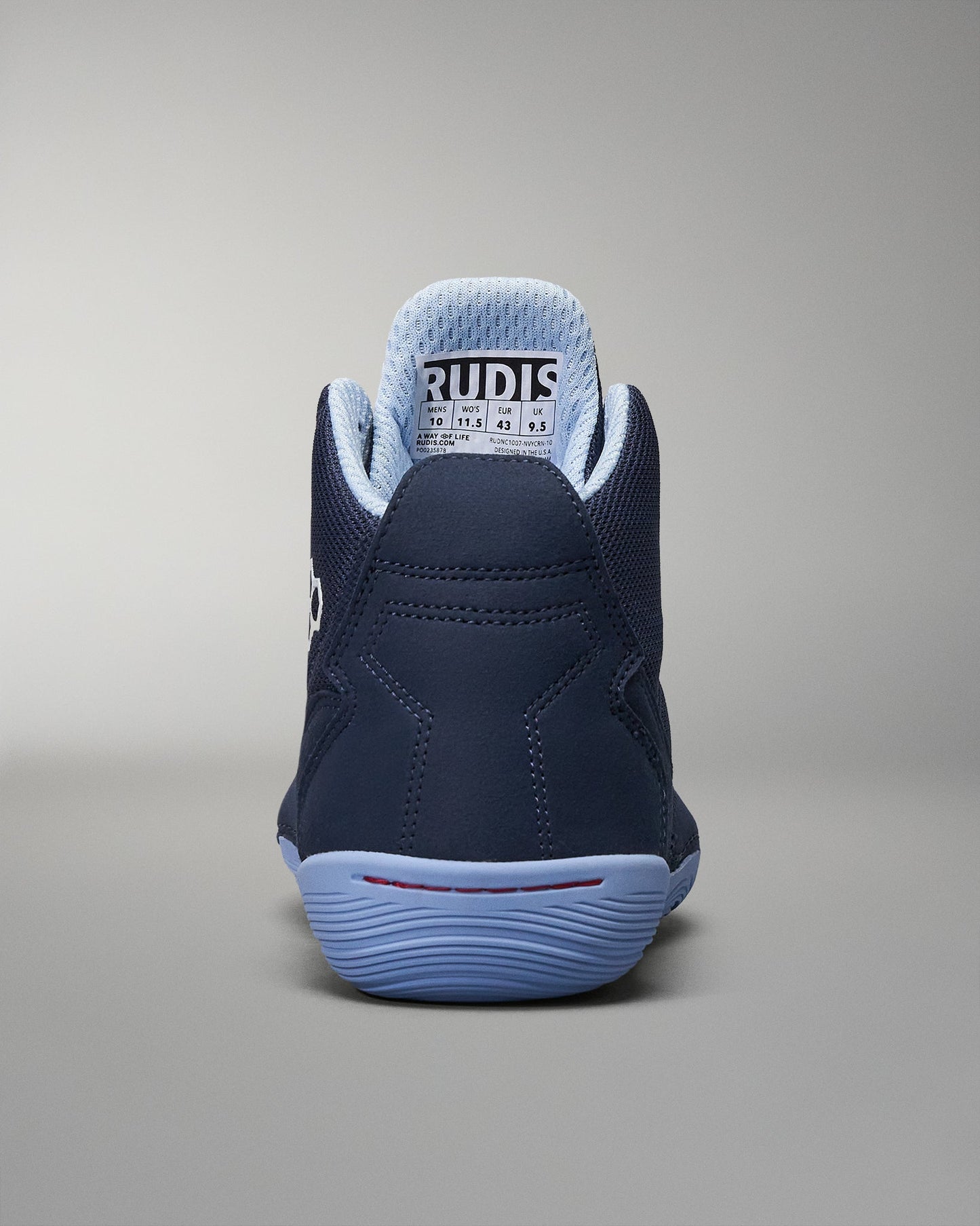 RUDIS RUDIS Courage Adult Wrestling Shoes - Navy Carolina - Dominate the Mat